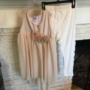 Mia Belle Girls NWT 2 piece set